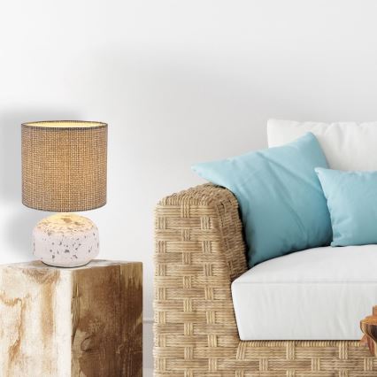 Globo - Stolní lampa1xE14/40W/230V grå/keramika