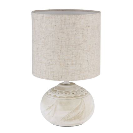 Globo - Bordslampa 1xE14/40W/230V beige/keramik