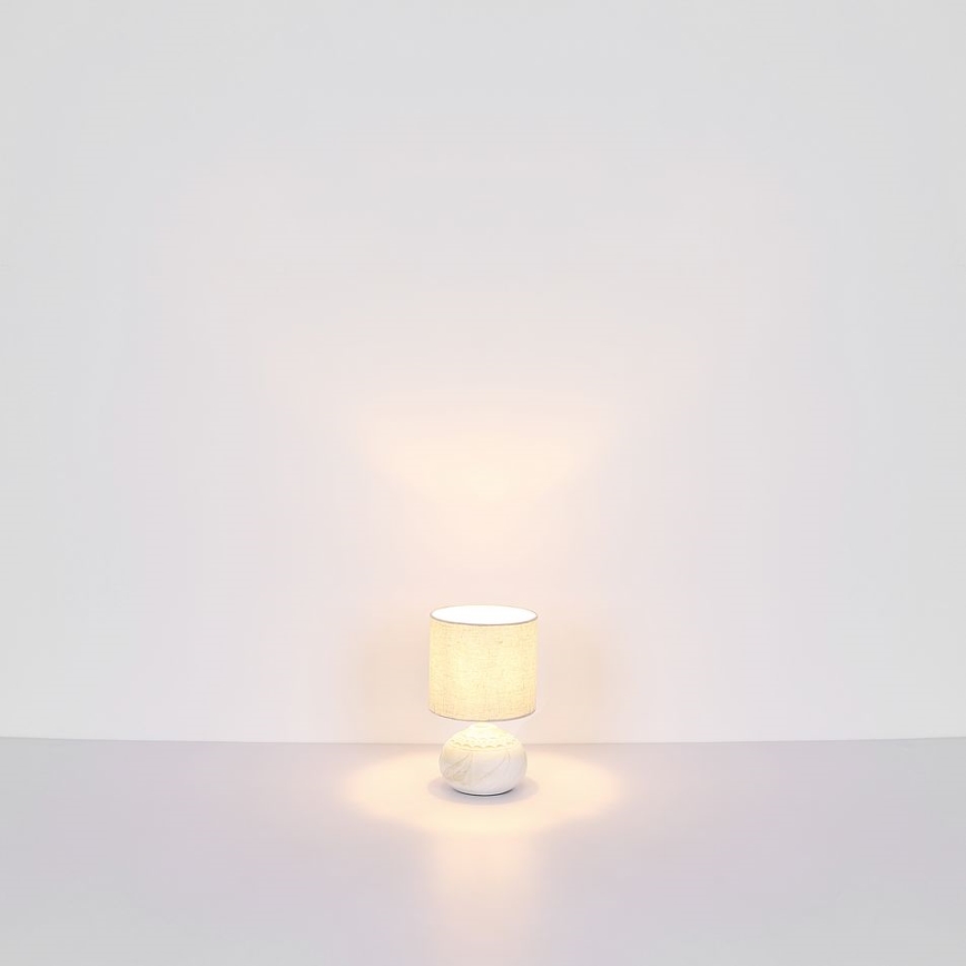 Globo - Bordslampa 1xE14/40W/230V beige/keramika
