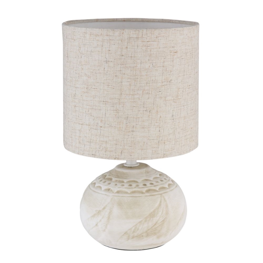 Globo - Bordslampa 1xE14/40W/230V beige/keramika