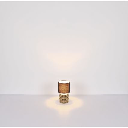 Globo - Bordslampa 1xE14/40W/230V svart/guld