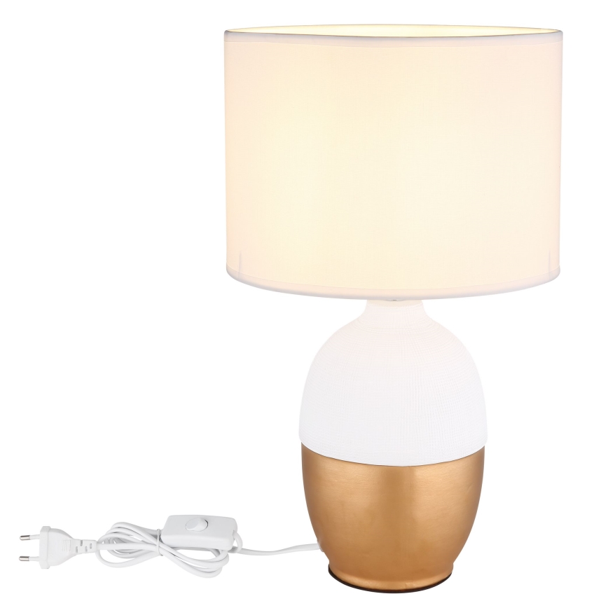 Globo - Bordslampa 1xE14/40W/230V vit