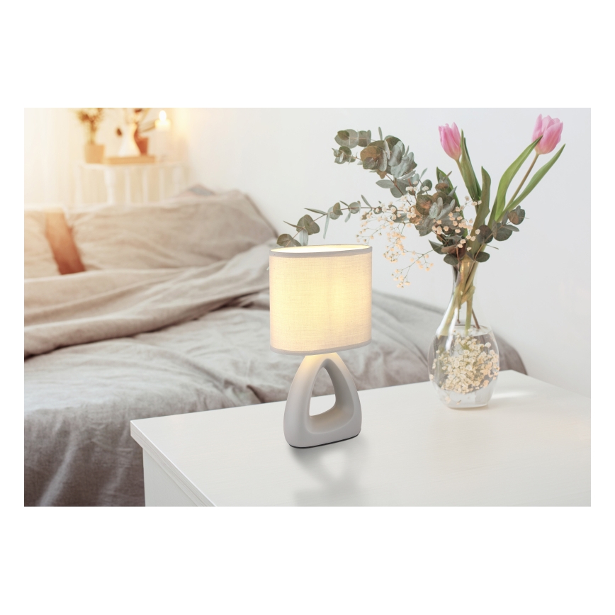 Globo - Bordslampa 1xE14/40W/230V grå