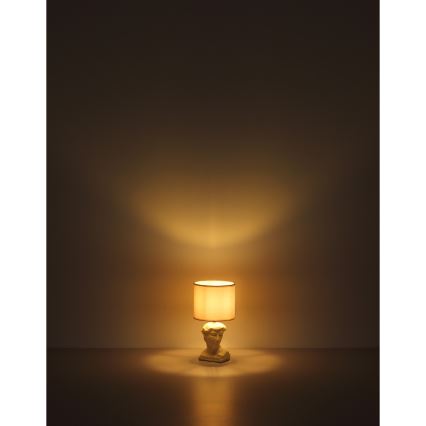 Globo - Bordslampa 1xE14/40W/230V grädde