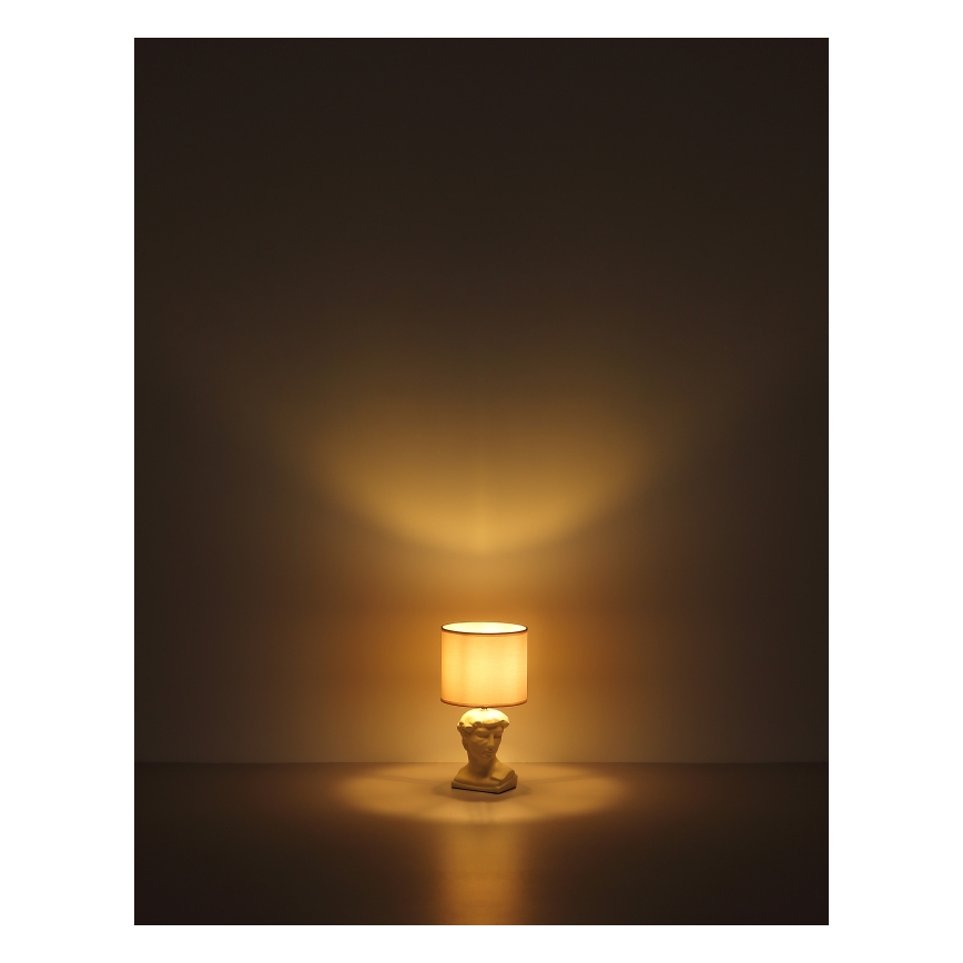 Globo - Bordslampa 1xE14/40W/230V grädde