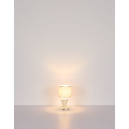 Globo - Bordslampa 1xE14/40W/230V grädde