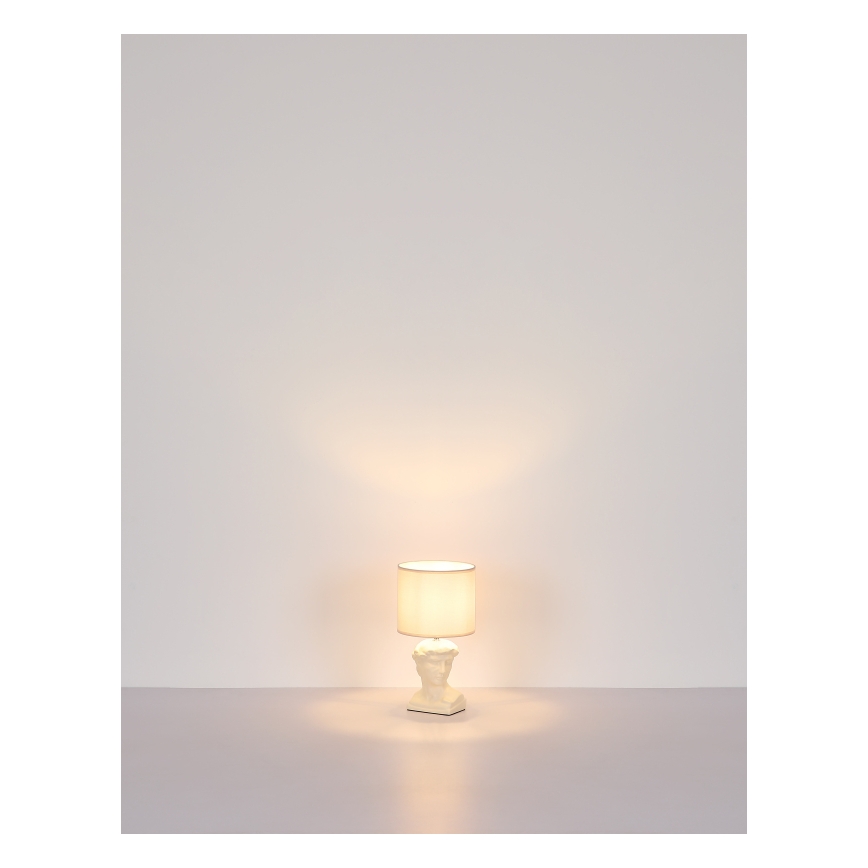 Globo - Bordslampa 1xE14/40W/230V grädde