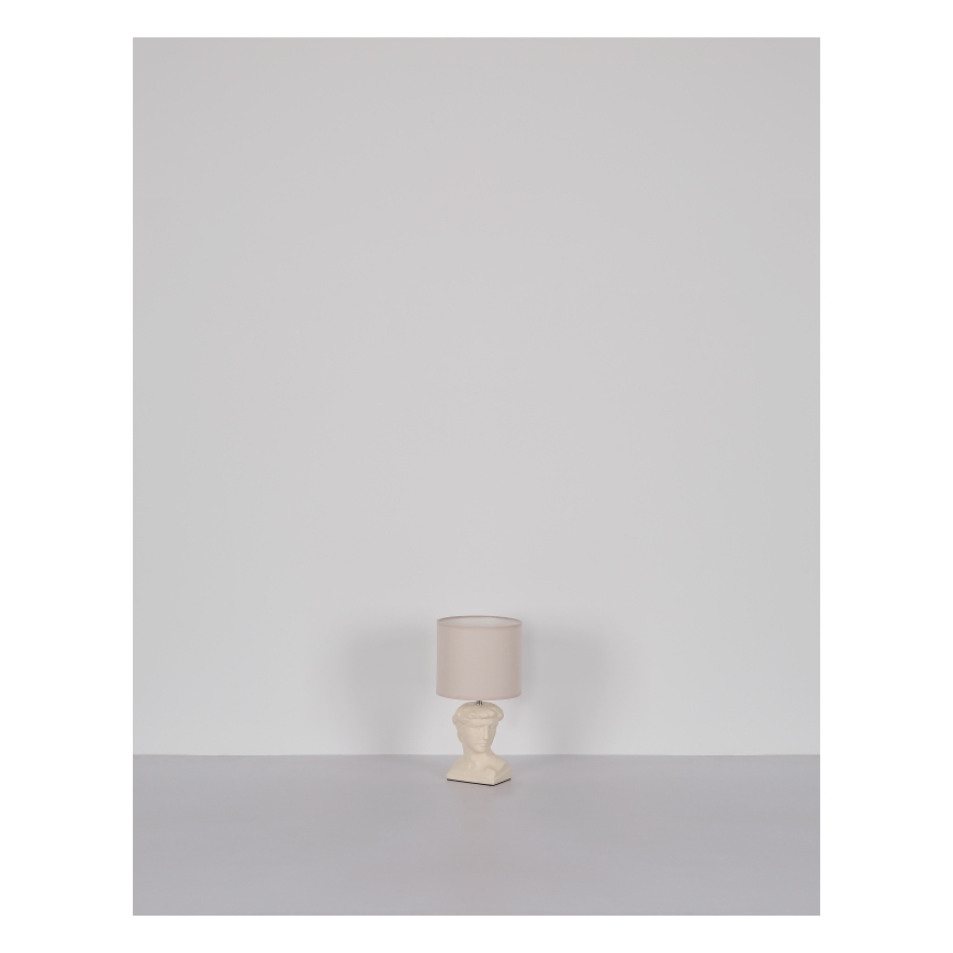 Globo - Bordslampa 1xE14/40W/230V grädde