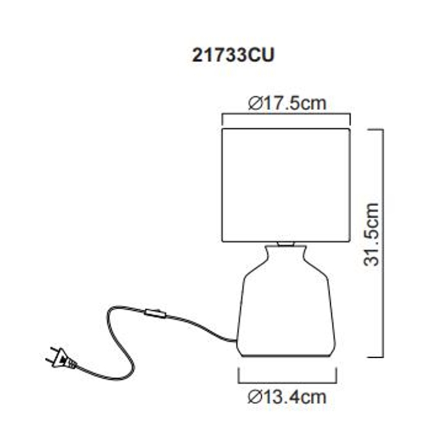 Globo - Bordslampa 1xE14/40W/230V