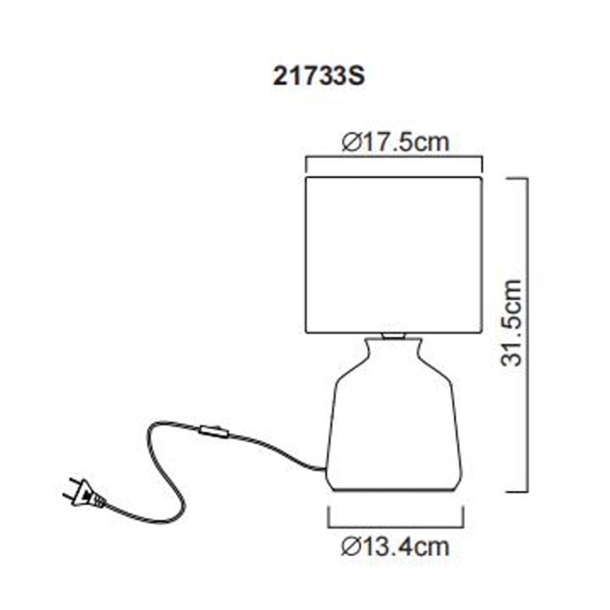 Globo - Bordslampa 1xE14/40W/230V