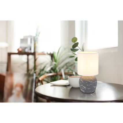 Globo - Bordslampa 1xE14/40W/230V grå