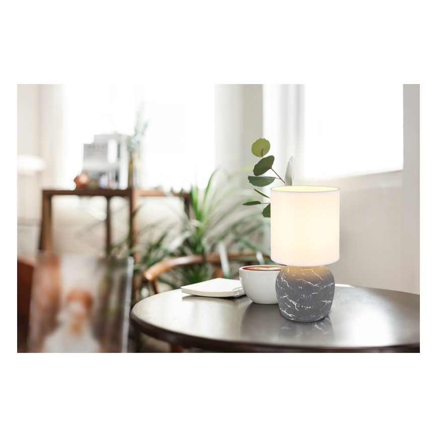 Globo - Bordslampa 1xE14/40W/230V grå