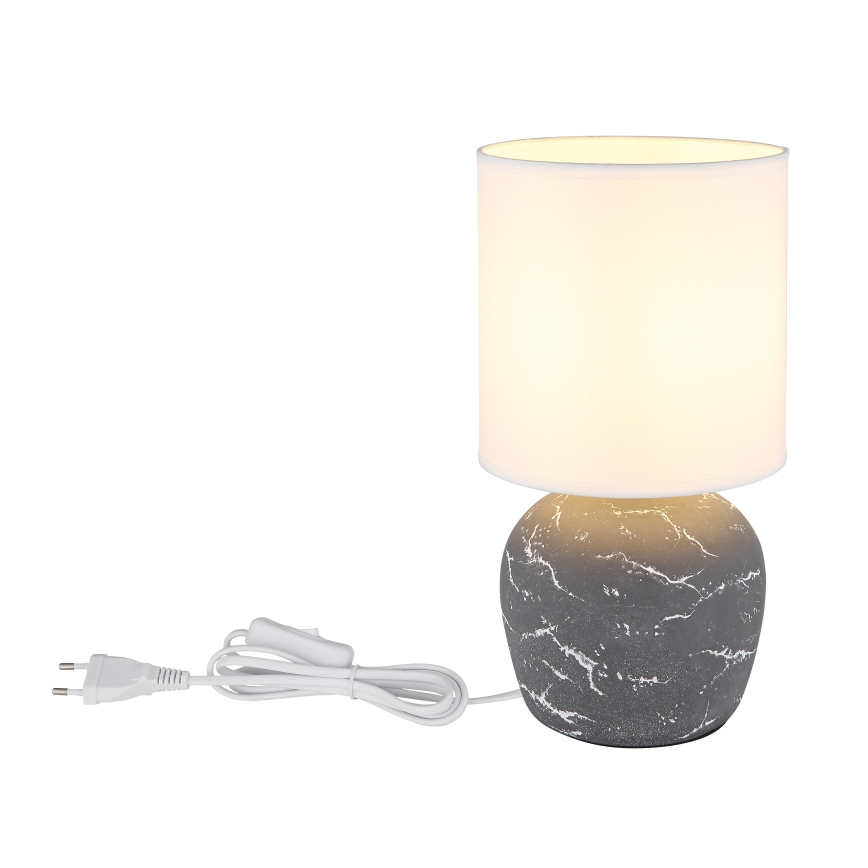 Globo - Bordslampa 1xE14/40W/230V grå