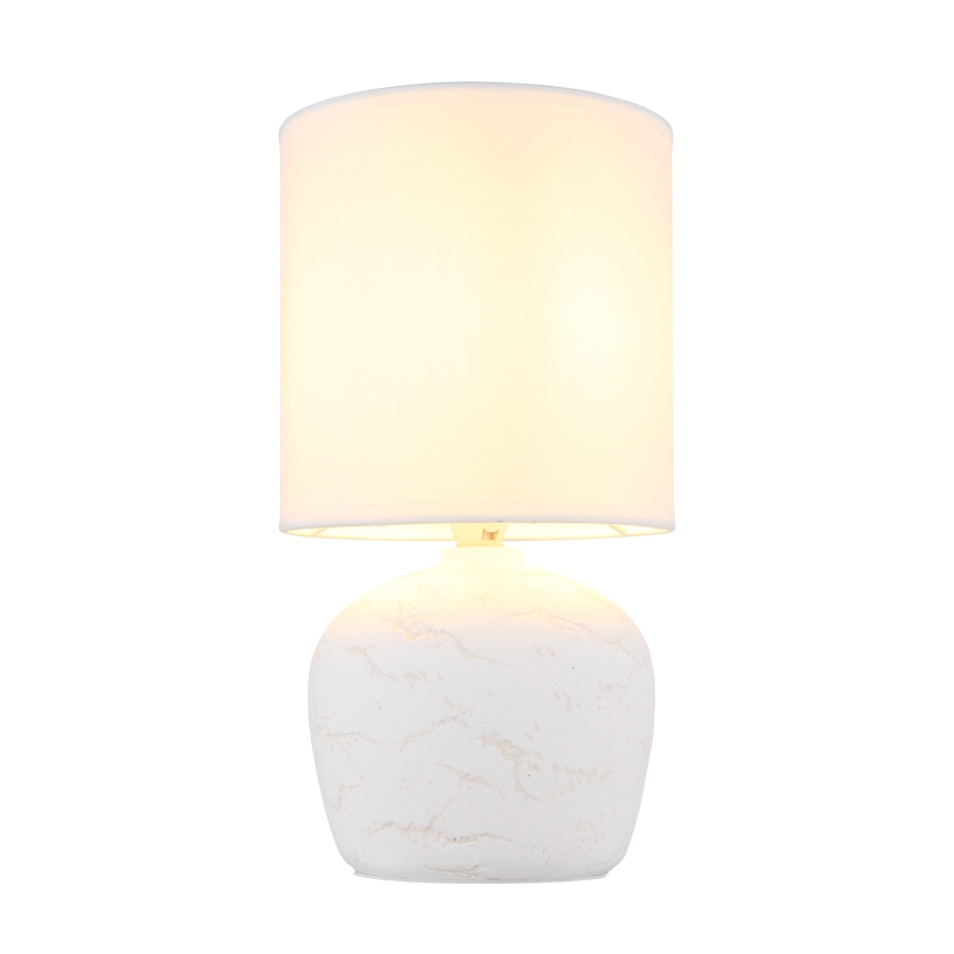 Globo - Bordslampa 1xE14/40W/230V vit
