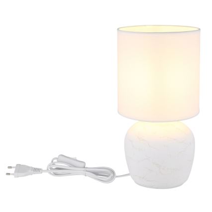 Globo - Bordslampa 1xE14/40W/230V vit