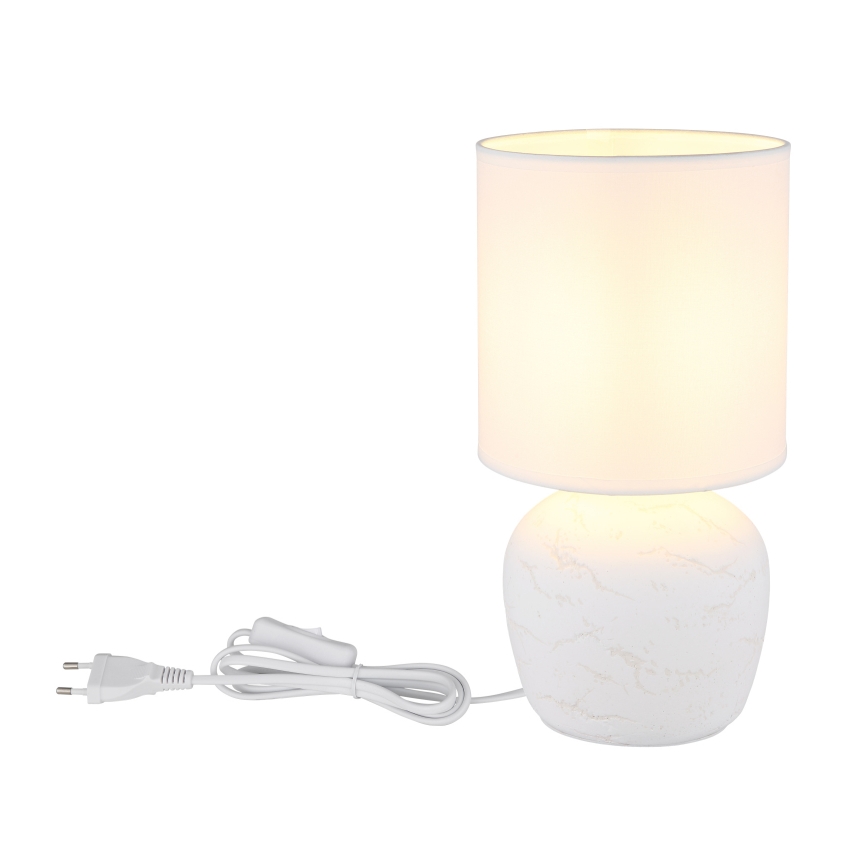 Globo - Bordslampa 1xE14/40W/230V vit