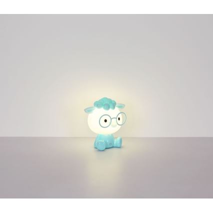 Globo - LED Dimbart uppladdningsbart barnnattlampa LED/1W/5V 500 mAh blå