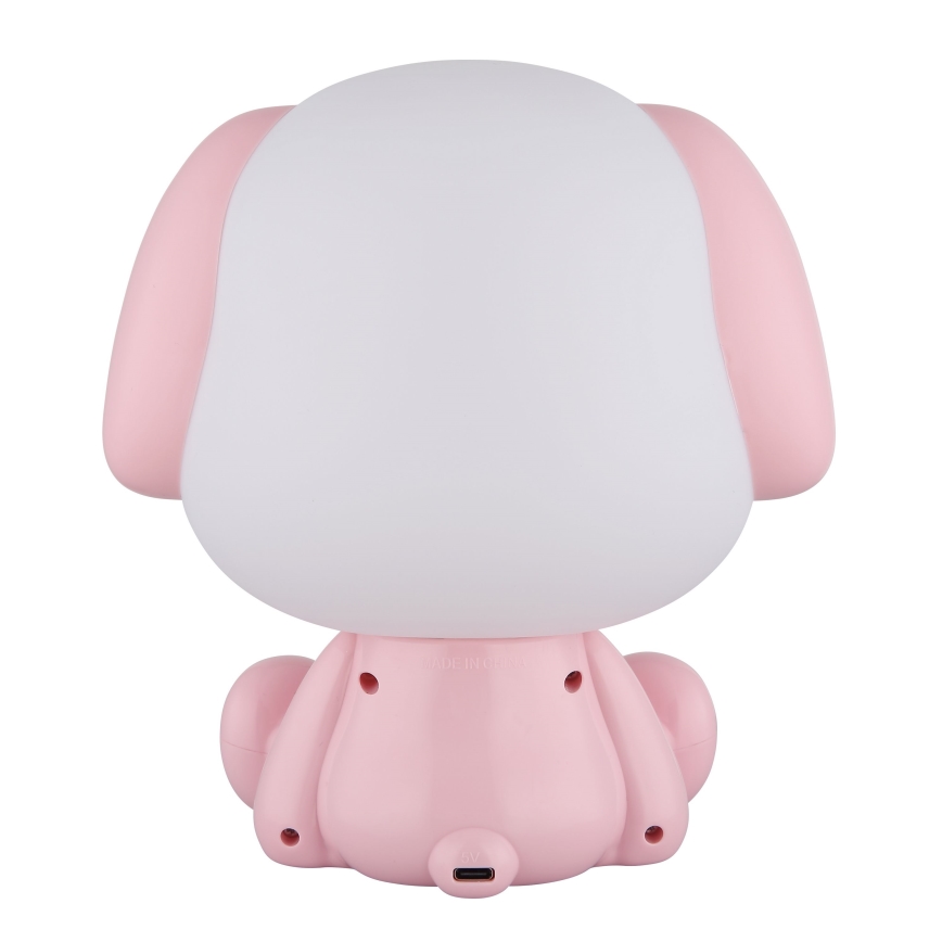 Globo - LED Dimbart uppladdningsbart barnnattlampa LED/1W/5V 500 mAh rosa