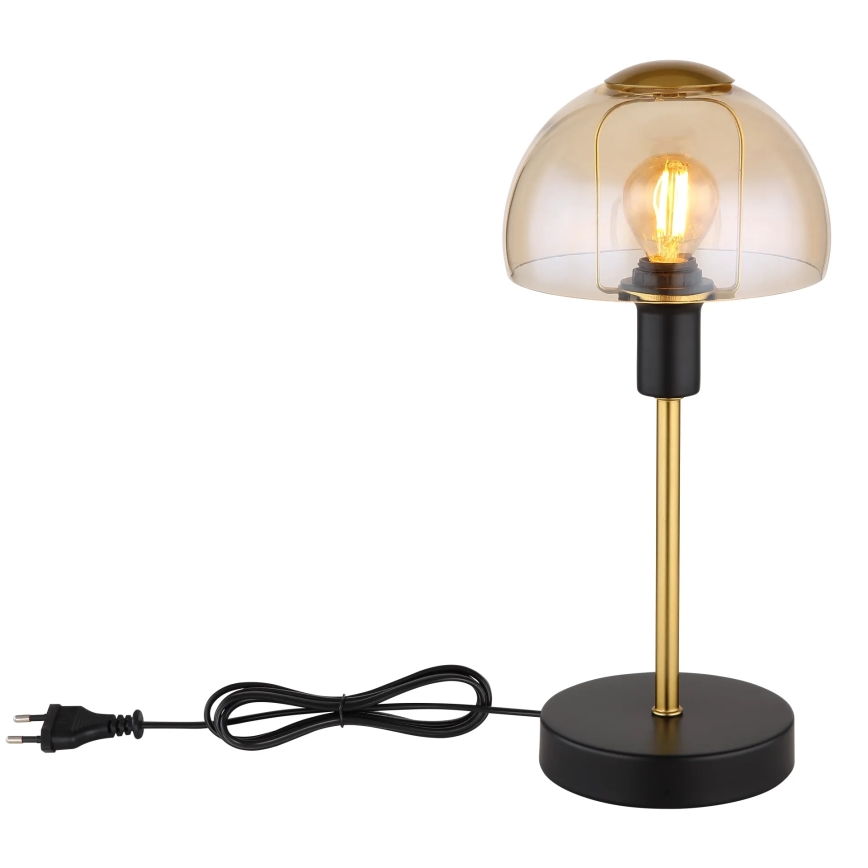 Globo - Bord beröring lampa 1xE14/25W/230V svart/guld