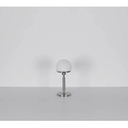 Globo - Bordslampa 1xE27/40W/230V matt krom