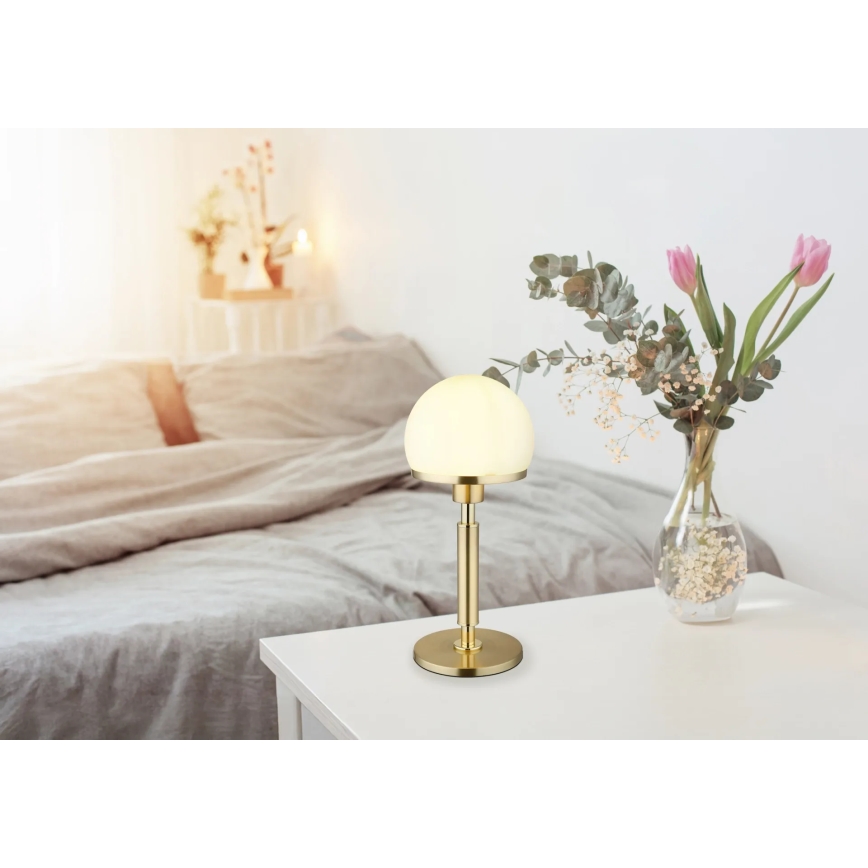 Globo - Bordslampa 1xE27/40W/230V guld