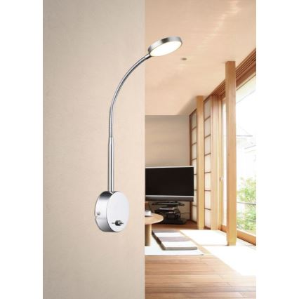 Globo 24103W - LED Väggbelysning PEGASI LED/6W/230V