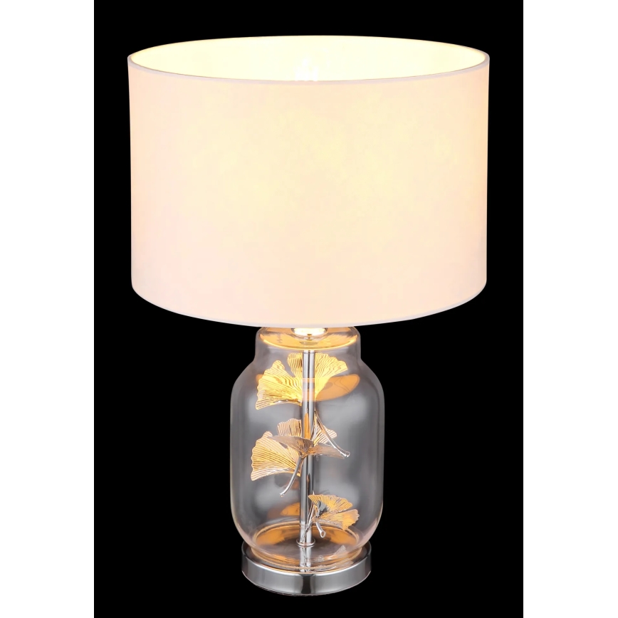 Globo - Bordslampa 1xE27/40W/230V vit