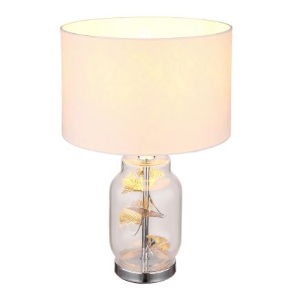 Globo - Bordslampa 1xE27/40W/230V vit