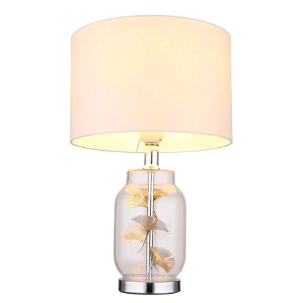 Globo - Bordslampa 1xE27/40W/230V vit