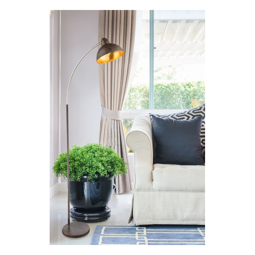 Globo 24703SR - Golvlampa ANITA 1xE27/40W/230V