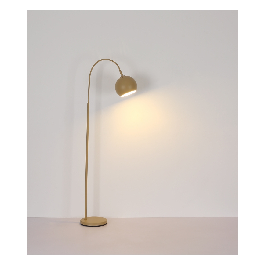 Globo - Golvlampa 1xE27/60W/230V beige
