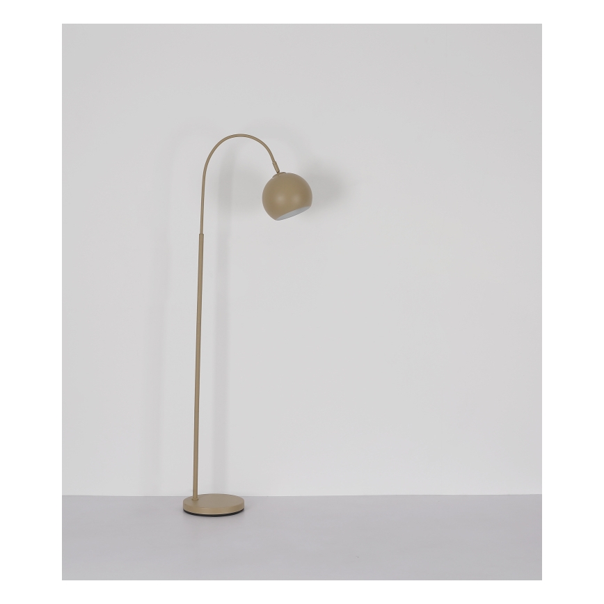 Globo - Golvlampa 1xE27/60W/230V beige