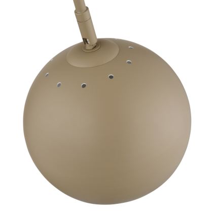Globo - Golvlampa 1xE27/60W/230V beige
