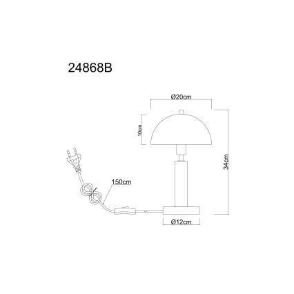 Globo - Bordslampa 1xE14/40W/230V