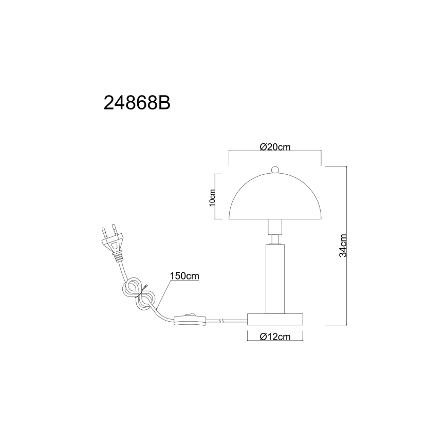 Globo - Bordslampa 1xE14/40W/230V
