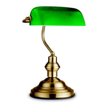 Globo 24934 - Bordslampa antik BANK 1xE27/60W/230V