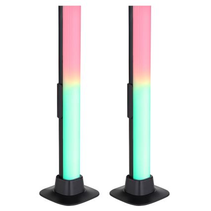 Globo RGB- KIT 2x LED RGB Ljusreglerad bordslampa 2i1 LED/2W/5V USB Wi-Fi Tuya