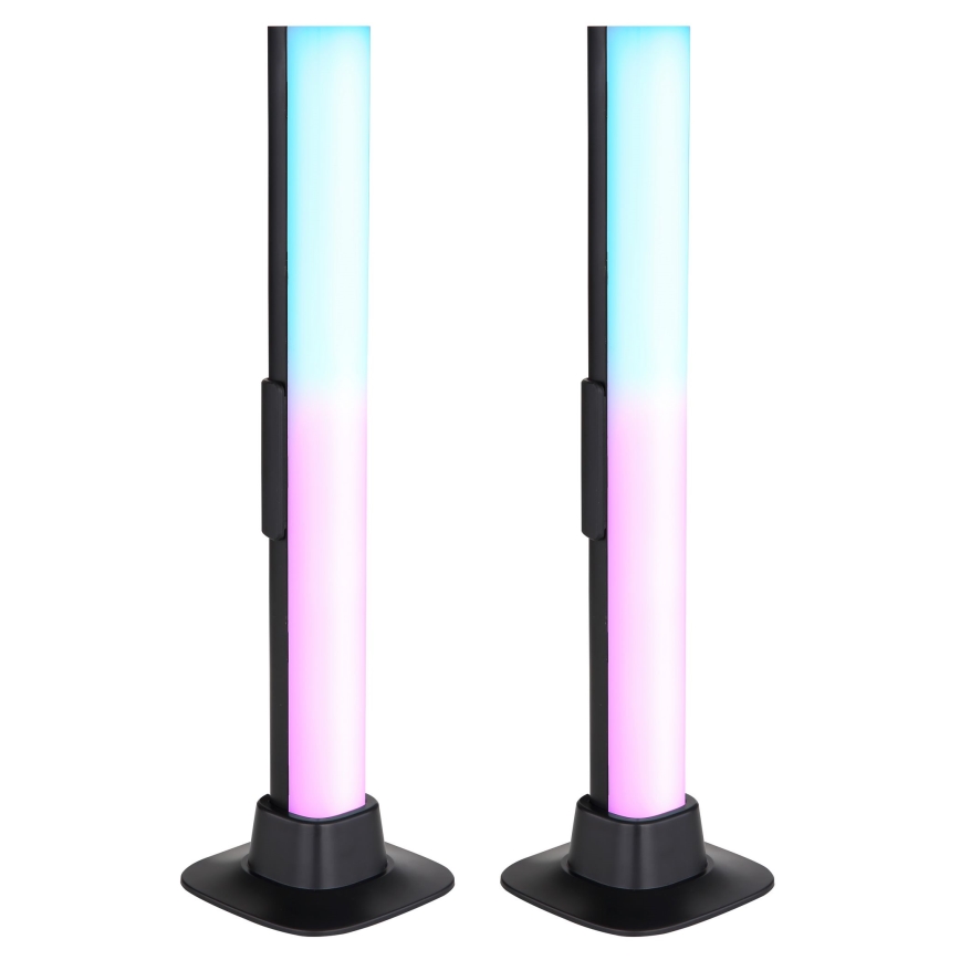 Globo RGB- KIT 2x LED RGB Ljusreglerad bordslampa 2i1 LED/2W/5V USB Wi-Fi Tuya