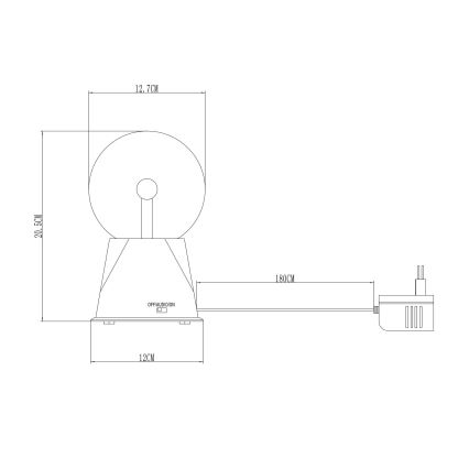 Globo - LED bordslampa LED/3,6W/230V