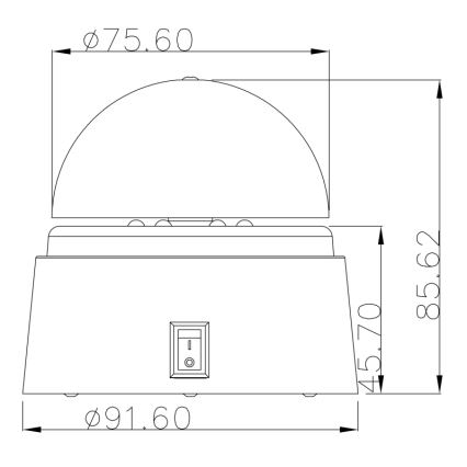 Globo 28014 - LED dekorativ belysning DISCO 6xLED/0.06W/3xAA
