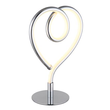 Globo - LED bordslampa LED/6W/230V skinande krom