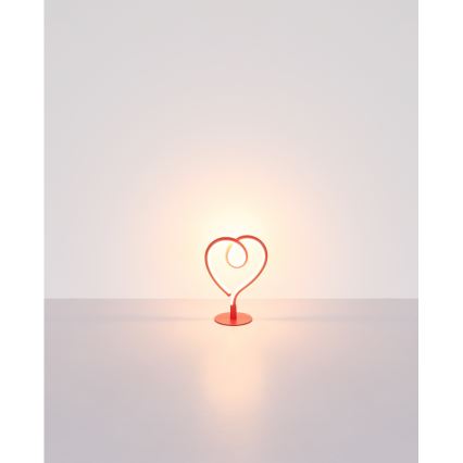 Globo - LED bordslampa LED/6W/230V röd