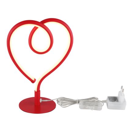 Globo - LED bordslampa LED/6W/230V röd