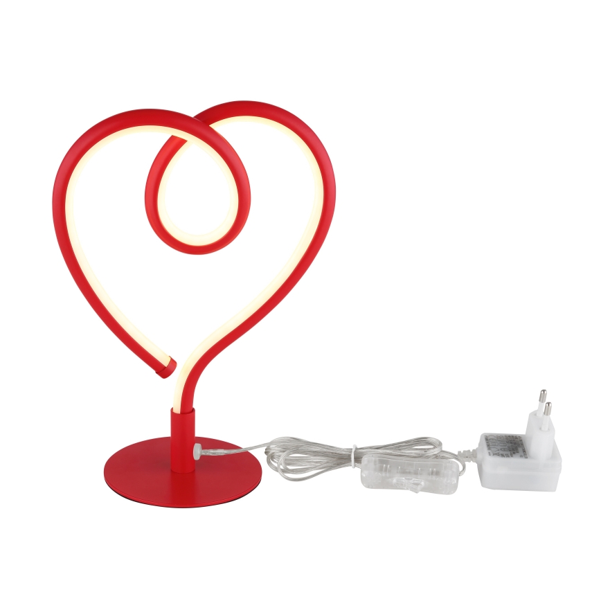 Globo - LED bordslampa LED/6W/230V röd