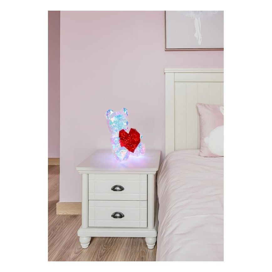 Globo - LED Bordsdekoration LED/6W/5V USB björn