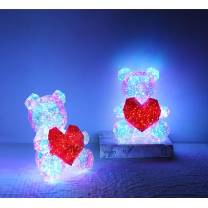 Globo - LED Bordsdekoration LED/6W/5V USB björn