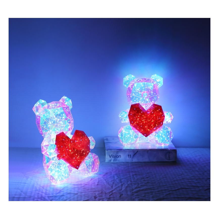 Globo - LED Bordsdekoration LED/6W/5V USB björn