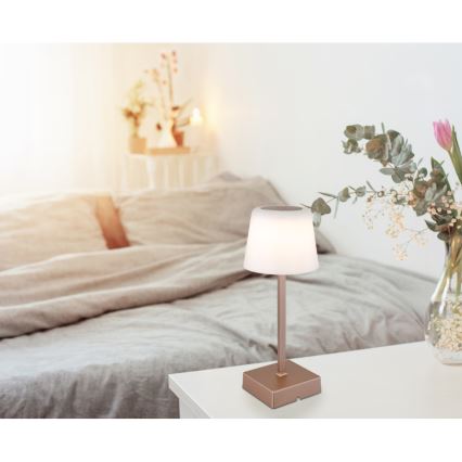 Globo - LED ljusreglerad bordslampa touch LED/2W/5V 3000/4500/6500K 800 mAh beige