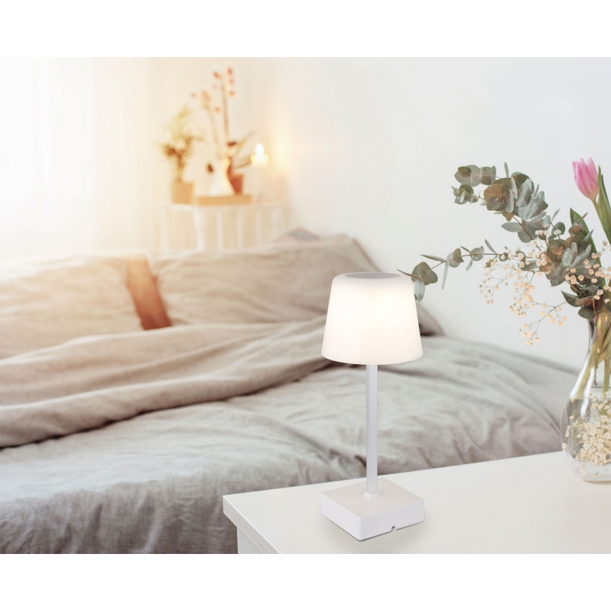 Globo - LED ljusreglerad bordslampa touch LED/2W/5V 3000/4500/6500K 800 mAh vit