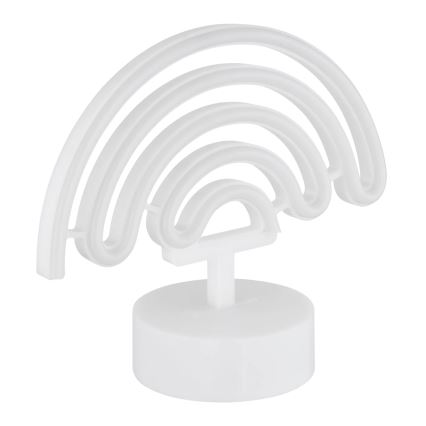 Globo - LED Neon bord dekoration LED/2W/3xAA regnbåge
